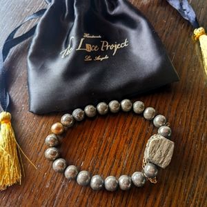 The Lace Project Bracelet Pewter